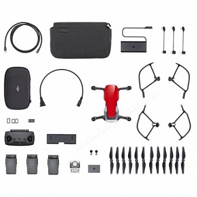 DJI Mavic Air Fly More Combo (Flame Red, красный)